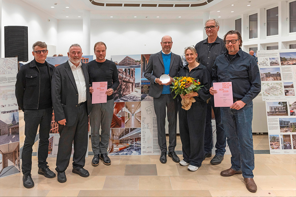 Überreichung des Architekten Preises 