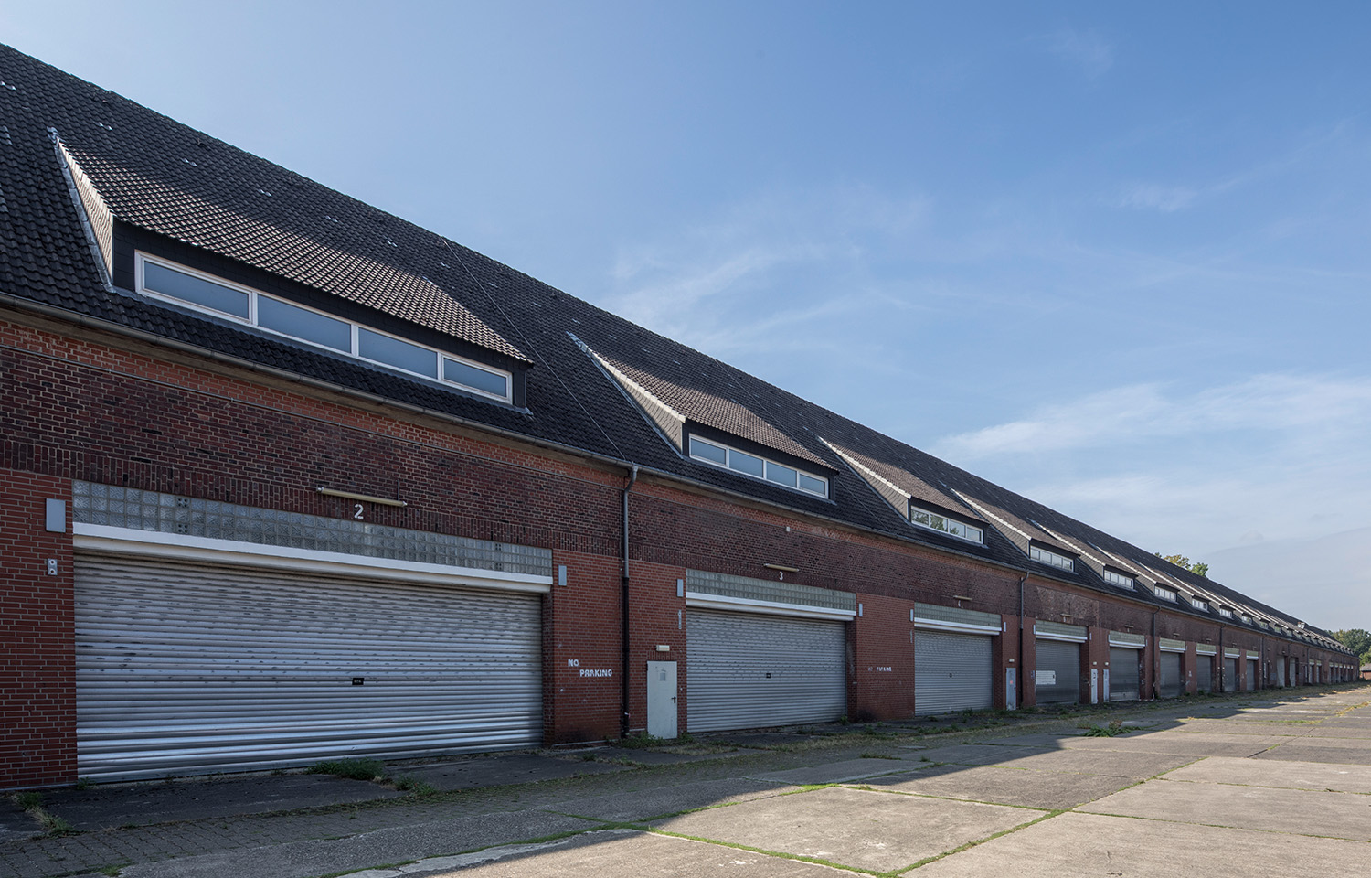 Ansicht Panzerhallen vorher